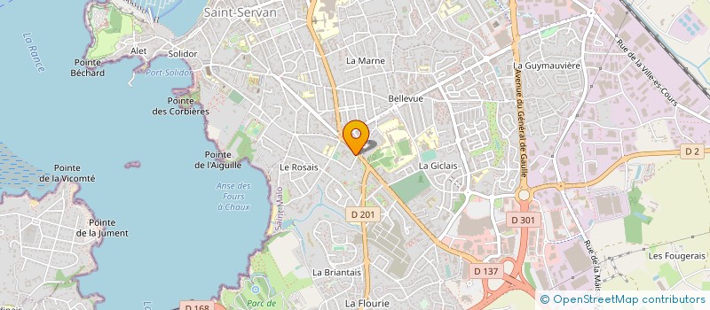 localisation de l'entreprise ETABLISSEMENTS HOCHET ET COMPAGNIE SARL à SAINT-MALO
