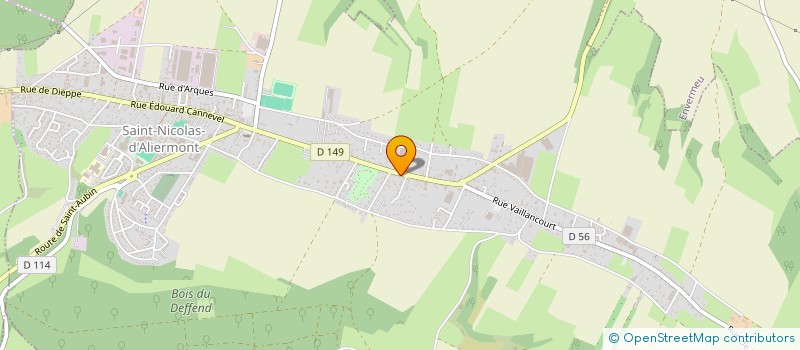 localisation de l'entreprise ETABLISSEMENTS HOLINGUE à SAINT-NICOLAS-D'ALIERMONT