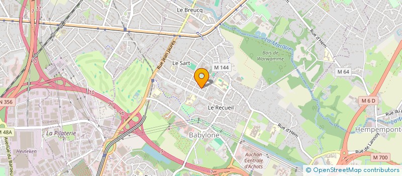 localisation de l'entreprise ETABLISSEMENTS HORDOIR à VILLENEUVE D ASCQ