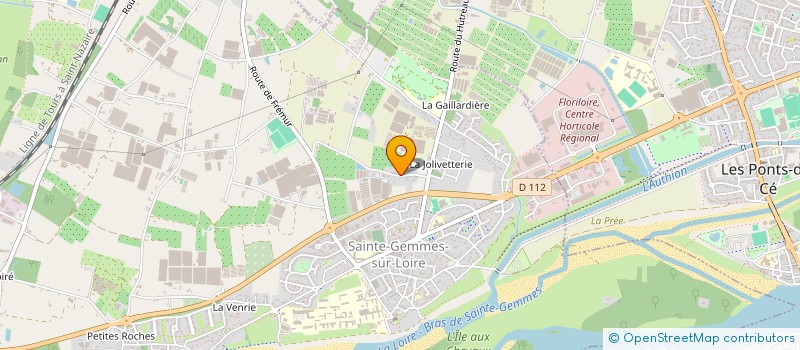 localisation de l'entreprise ETABLISSEMENTS HORTICOLES SAULAIS à SAINTE-GEMMES-SUR-LOIRE