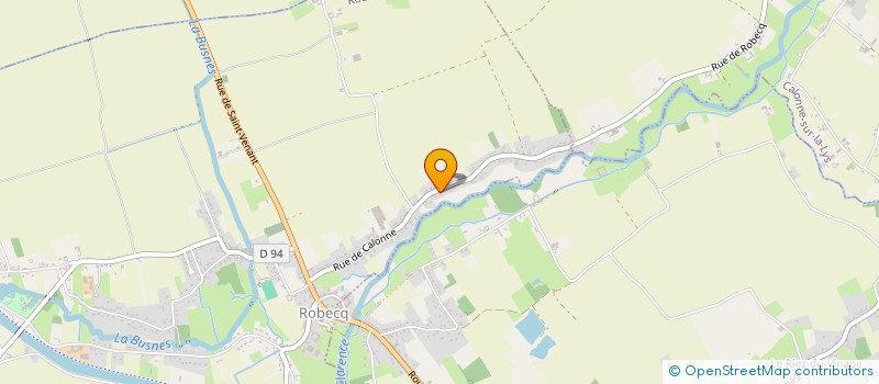 localisation de l'entreprise ETABLISSEMENTS HUE PERE ET FILS  ROBECQ