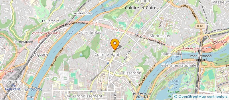 localisation de l'entreprise ETABLISSEMENTS HUMBERT  CALUIRE-ET-CUIRE