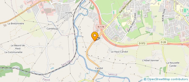 localisation de l'entreprise ETABLISSEMENTS HUNGER  SAINT-LO