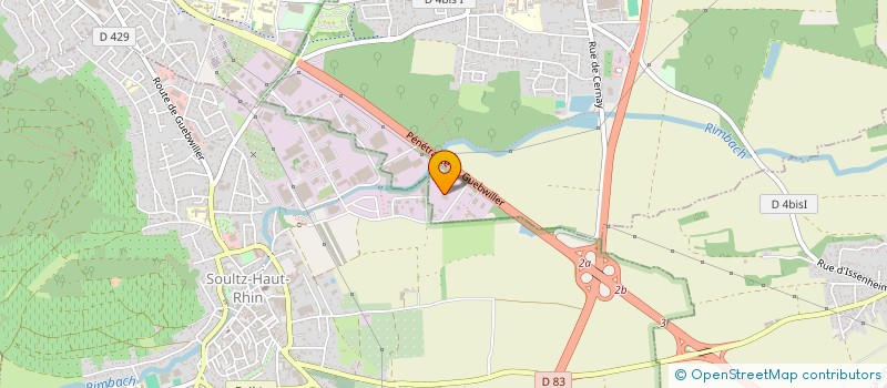 localisation de l'entreprise ETABLISSEMENTS HUNGLER à ISSENHEIM
