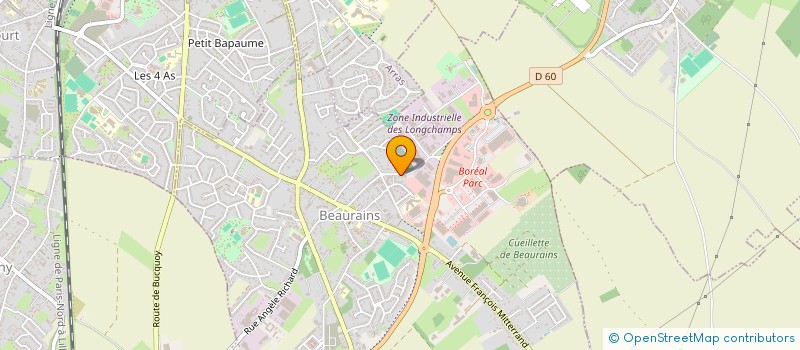 localisation de l'entreprise ETABLISSEMENTS HURET & CHEVALIER à BEAURAINS