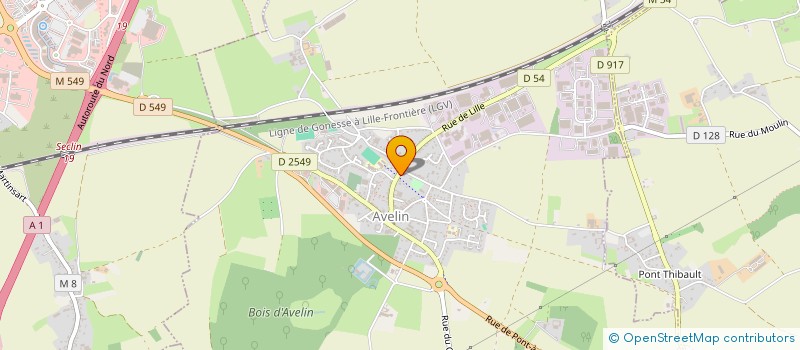 localisation de l'entreprise ETABLISSEMENTS HUYS HEUNET  AVELIN