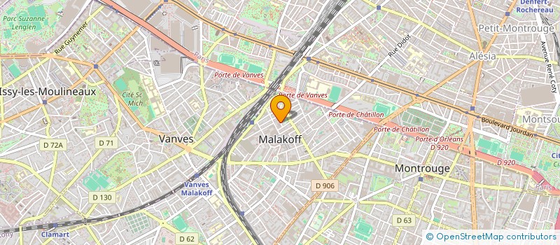 localisation de l'entreprise ETABLISSEMENTS IMBERT  MALAKOFF