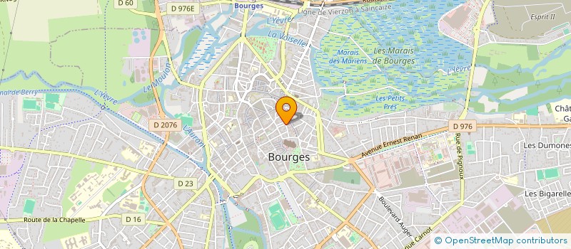 localisation de l'entreprise ETABLISSEMENTS J.B.MAYET  BOURGES