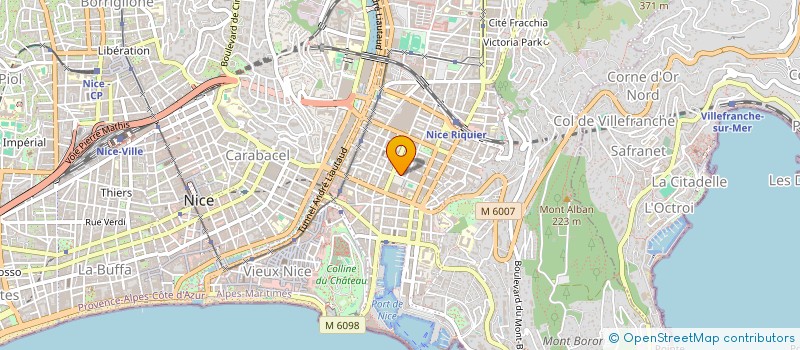 localisation de l'entreprise ETABLISSEMENTS J.BONET à NICE