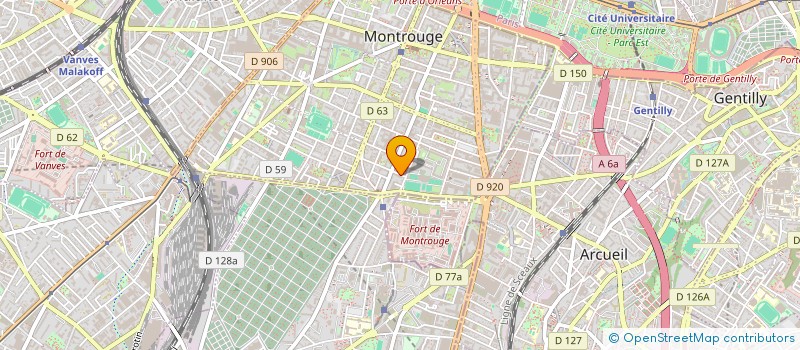 localisation de l'entreprise ETABLISSEMENTS J. FOURNIER SA  MONTROUGE