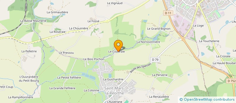 localisation de l'entreprise ETABLISSEMENTS J. GUEDON à MALLIEVRE
