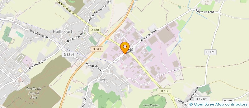 localisation de l'entreprise ETABLISSEMENTS J HUWER ASSAINISSEMENT  RUITZ