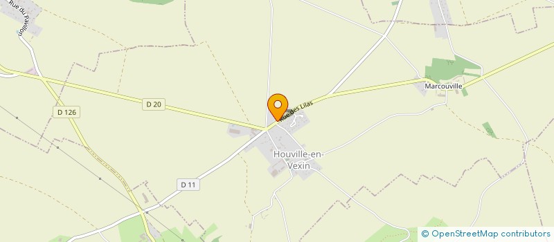 localisation de l'entreprise ETABLISSEMENTS J. P. MASSON à HOUVILLE-EN-VEXIN