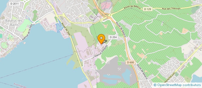 localisation de l'entreprise ETABLISSEMENTS J. PUIG ET COMPAGNIE à FRONTIGNAN