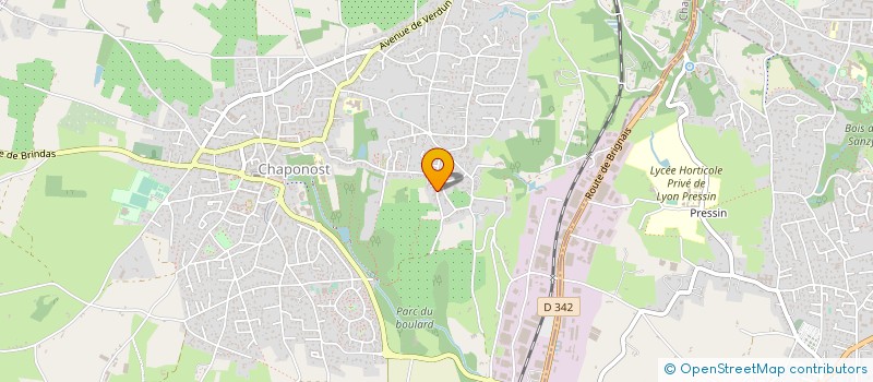 localisation de l'entreprise ETABLISSEMENTS J REGAL  CHAPONOST