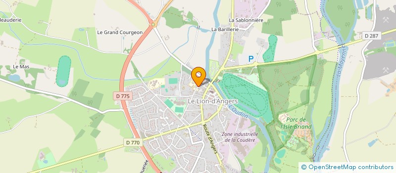 localisation de l'entreprise ETABLISSEMENTS J.Y HETEAU à ERDRE-EN-ANJOU