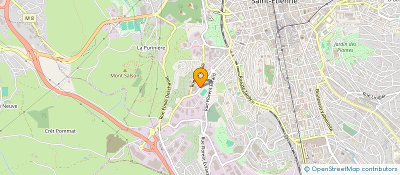 localisation de l'entreprise ETABLISSEMENTS JABOULEY  SAINT-ETIENNE