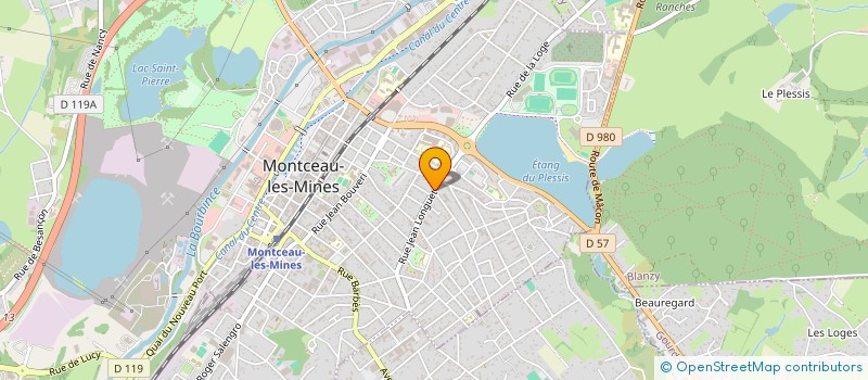 localisation de l'entreprise ETABLISSEMENTS JACQUELIN à MONTCEAU-LES-MINES
