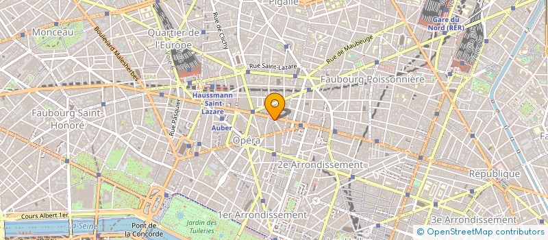 localisation de l'entreprise ETABLISSEMENTS JACQUES DAVID à PARIS