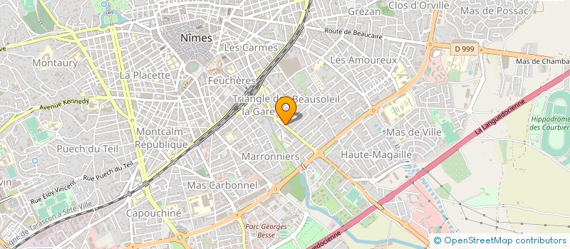 localisation de l'entreprise ETABLISSEMENTS JACQUES NICOT à NIMES