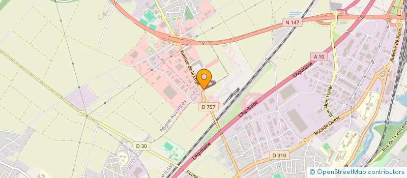 localisation de l'entreprise ETABLISSEMENTS JACQUES PICHAUT  MIGNE-AUXANCES