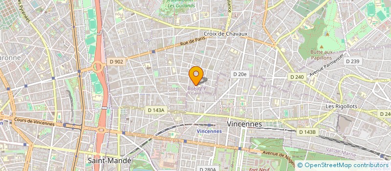localisation de l'entreprise ETABLISSEMENTS JACQUES WINN à MONTREUIL