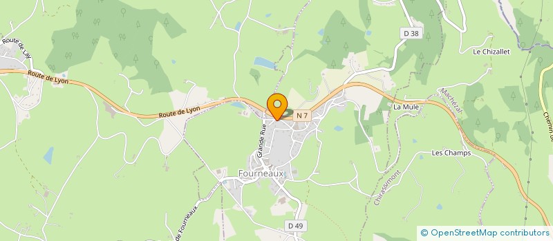 localisation de l'entreprise ETABLISSEMENTS JACQUET FRANCILLON à FOURNEAUX