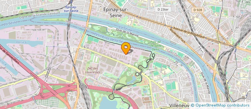 localisation de l'entreprise ETABLISSEMENTS JALLON  VILLENEUVE-LA-GARENNE