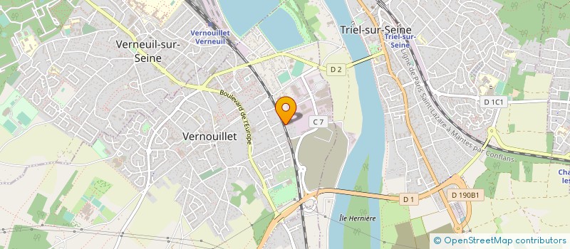 localisation de l'entreprise ETABLISSEMENTS JANBAC à VERNOUILLET