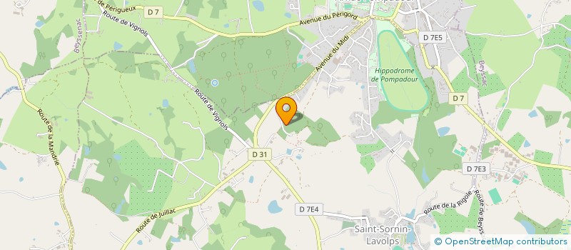 localisation de l'entreprise ETABLISSEMENTS JARRIGE à SAINT-SORNIN-LAVOLPS