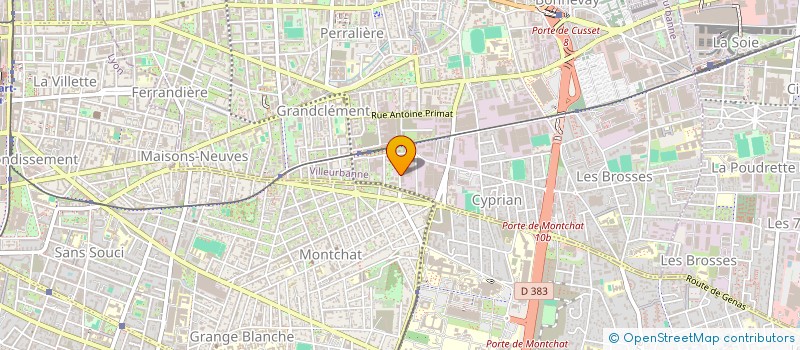 localisation de l'entreprise ETABLISSEMENTS JASCO à VILLEURBANNE