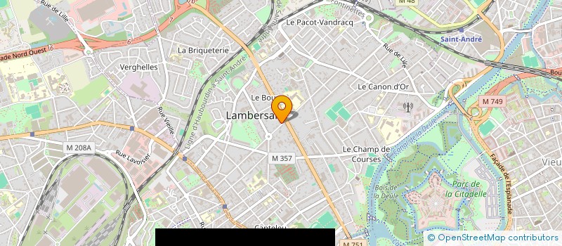 localisation de l'entreprise ETABLISSEMENTS JEAN DELEMER ET COMPAGNIE à LAMBERSART