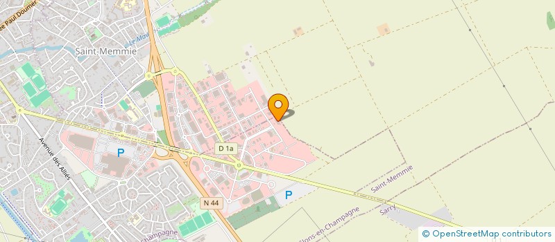 localisation de l'entreprise ETABLISSEMENTS JEAN ET GUY ROUGHOL  CHALONS-EN-CHAMPAGNE