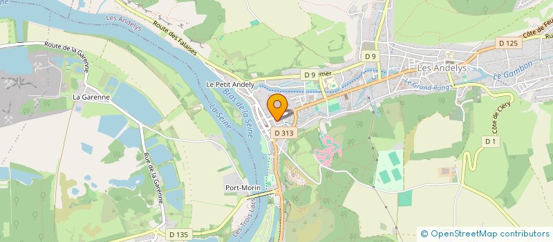 localisation de l'entreprise ETABLISSEMENTS JEAN GIROUX ET FILS à LES ANDELYS