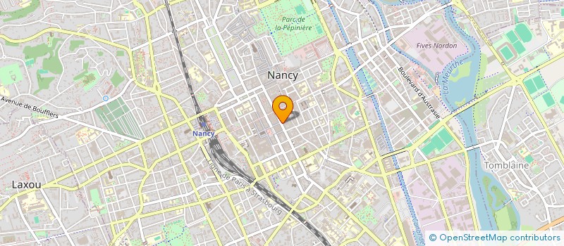 localisation de l'entreprise ETABLISSEMENTS JEAN LALONDE à NANCY