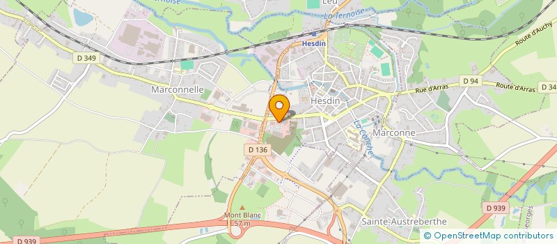 localisation de l'entreprise ETABLISSEMENTS JEAN PERSYN  MARCONNE