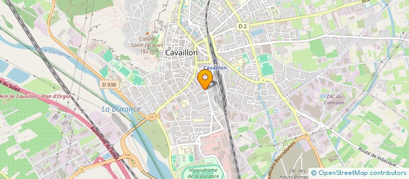 localisation de l'entreprise ETABLISSEMENTS JEAN RAVAUTE SA  CAVAILLON