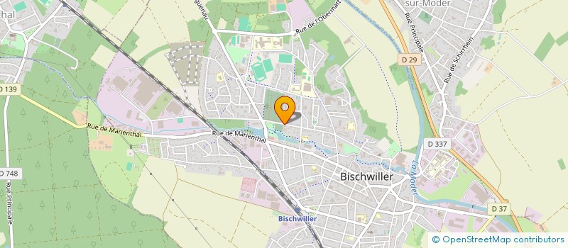 localisation de l'entreprise ETABLISSEMENTS JEAN SCHITTLY SUCCESSEURS  BISCHWILLER