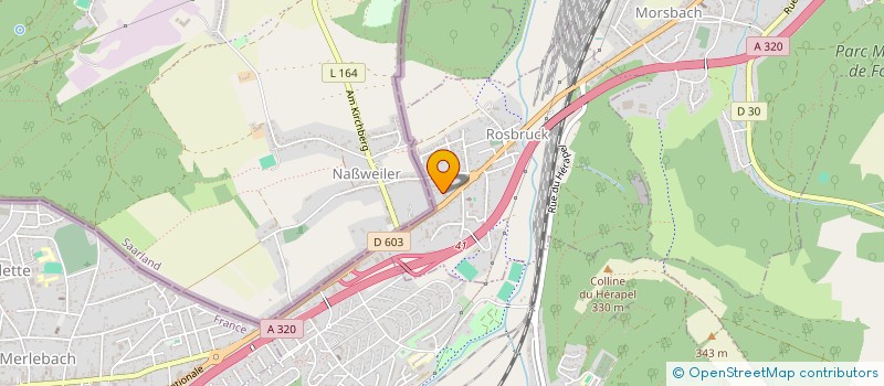 localisation de l'entreprise ETABLISSEMENTS JEAN SCHNEIDER  ROSBRUCK