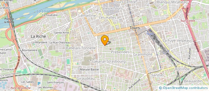 localisation de l'entreprise ETABLISSEMENTS JEAN TOURS  TOURS