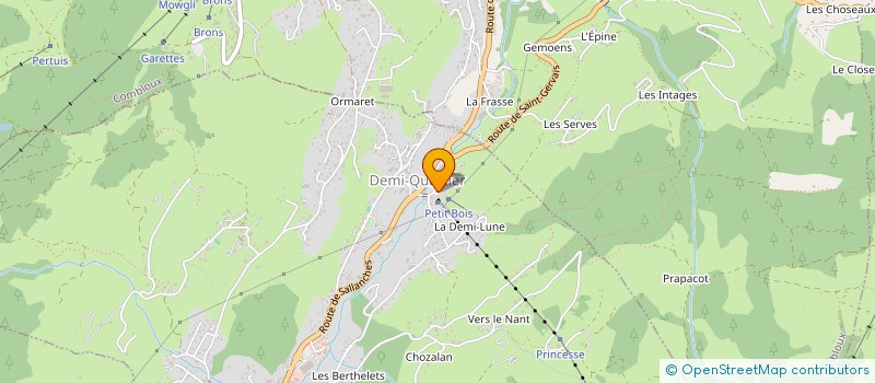 localisation de l'entreprise ETABLISSEMENTS JEANDET JEAN-MICHEL  DEMI-QUARTIER