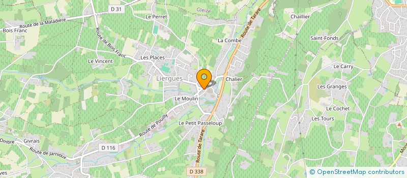 localisation de l'entreprise ETABLISSEMENTS JEANJEAN à PORTE DES PIERRES DOREES