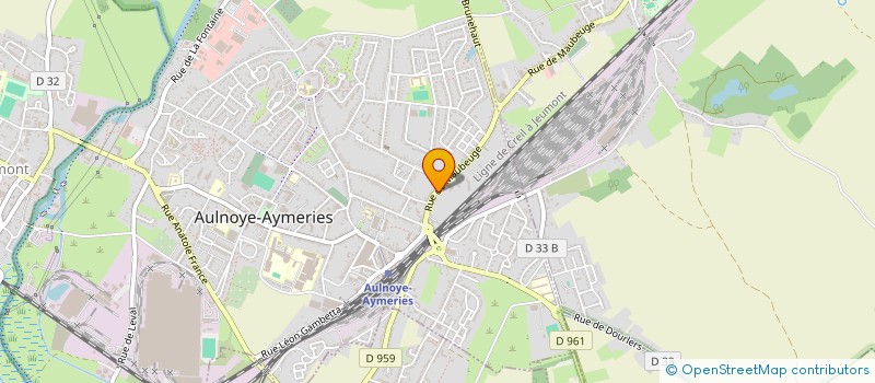 localisation de l'entreprise ETABLISSEMENTS JM FLIPO à AULNOYE-AYMERIES