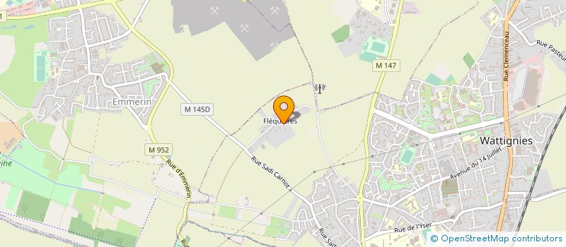 localisation de l'entreprise ETABLISSEMENTS JOESTENS à WATTIGNIES