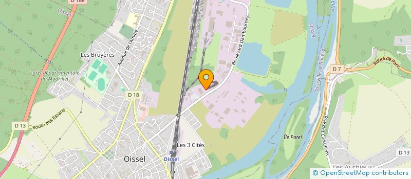 localisation de l'entreprise ETABLISSEMENTS JORGE  OISSEL