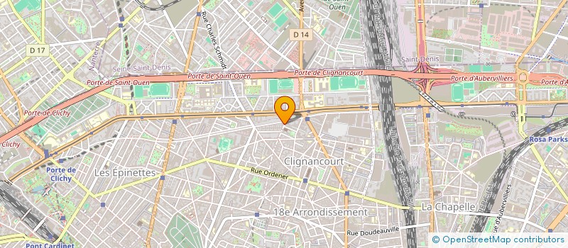 localisation de l'entreprise ETABLISSEMENTS JOUANDON à PARIS