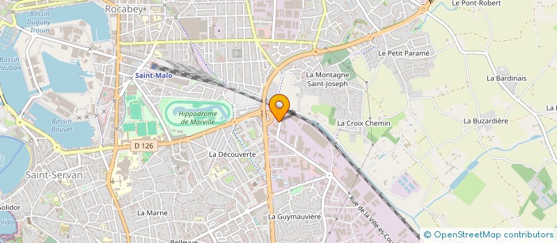 localisation de l'entreprise ETABLISSEMENTS JOUMEL à SAINT-MALO