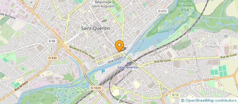 localisation de l'entreprise ETABLISSEMENTS JOURDAIN à SAINT-QUENTIN