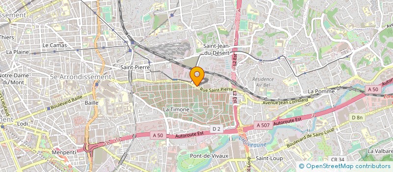 localisation de l'entreprise ETABLISSEMENTS JOUVIN à MARSEILLE