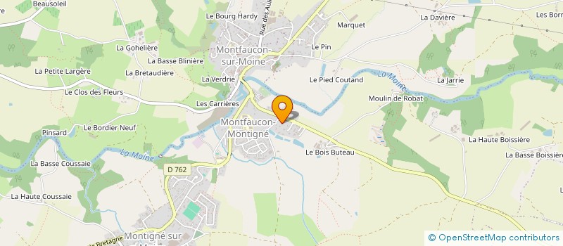 localisation de l'entreprise ETABLISSEMENTS JP'ELEC à SEVREMOINE